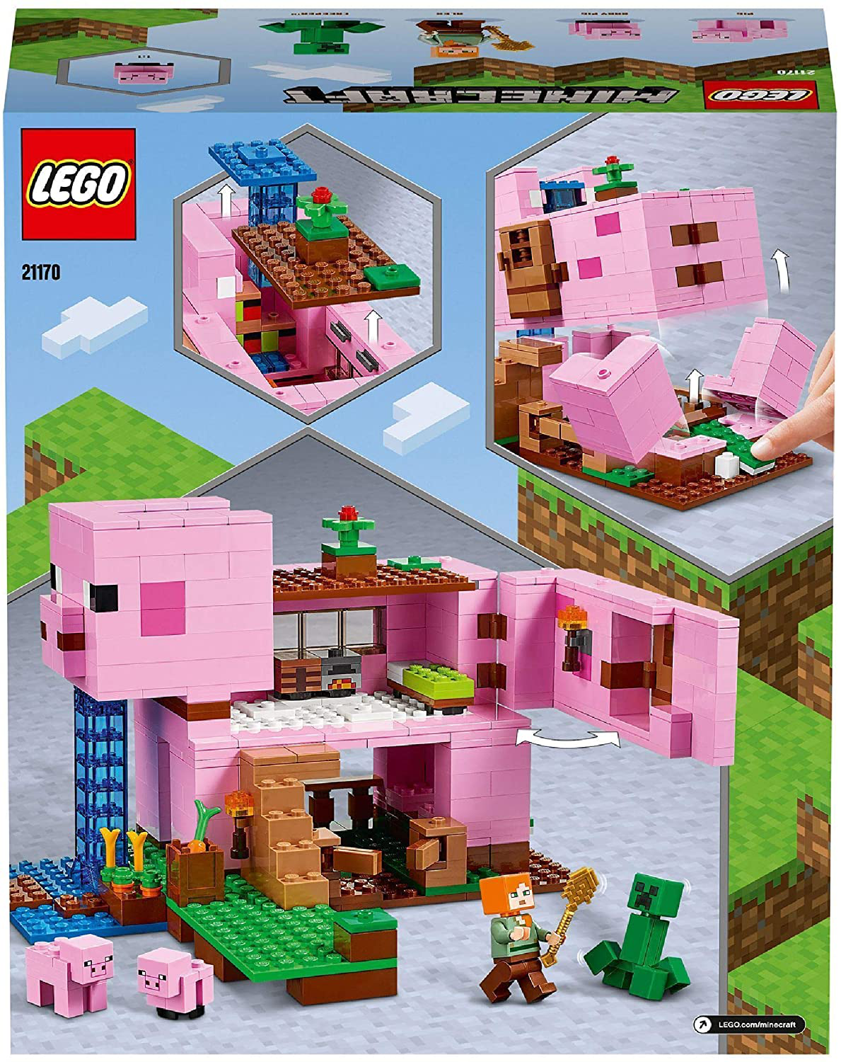 LEGO MINECRAFT LA PIG HOUSE