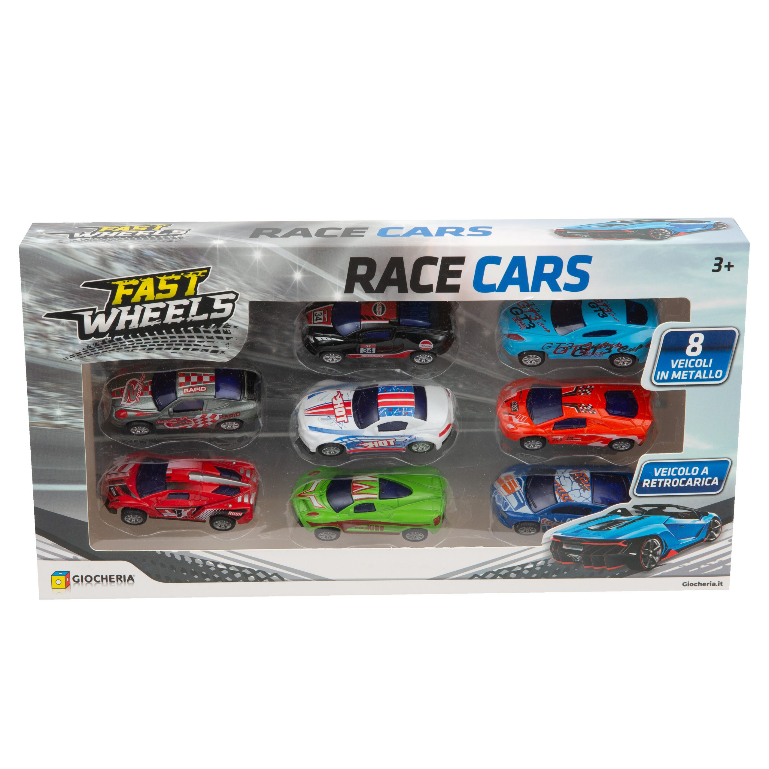 10 AUTO RACE CARS 1:64