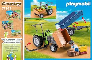 TRATTORE CON BOTTE COUNTRY PLAYMOBIL