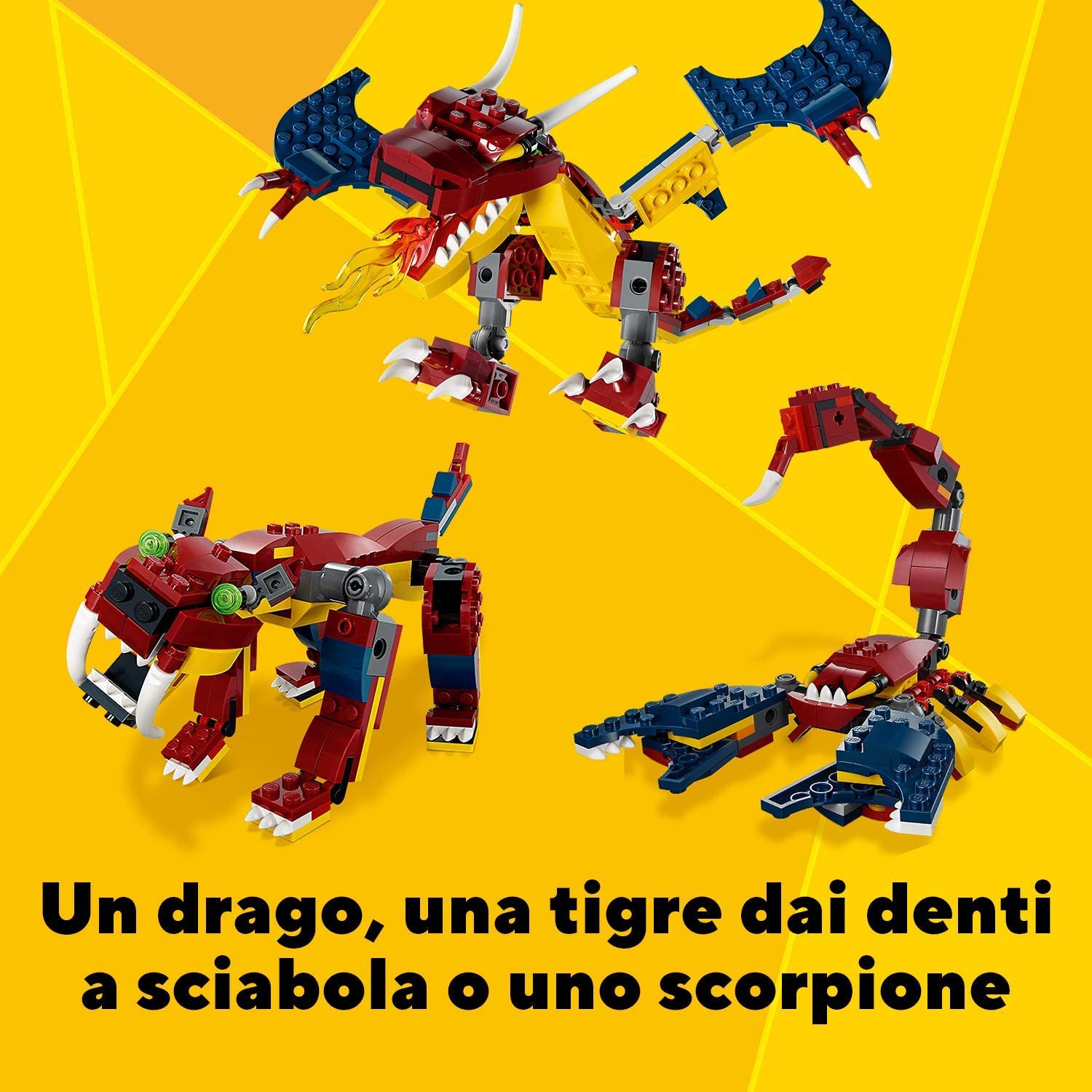 LEGO CREATOR DRAGO DEL FUOCO