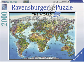 PUZZLE 2000 WORLD MAP